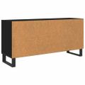 vidaXL TV skrinka 103,5 x 30 x 50 cm Čierny dub Kompozitné drevo