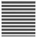 vidaXL Zebra roleta čierna 145x150 cm šírka látky 140,9cm polyester