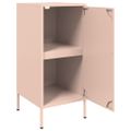 vidaXL Komody 2 ks čierne 36x39x79 cm oceľ valcovaná za studena