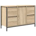 vidaXL skrinka pod umývadlo so zásuvkami dub sonoma 90x34,5x60 cm