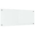 vidaXL Kuchynský obklad Priehľadná 100 x 40 cm tvrdené sklo