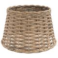 vidaXL Tienidlo na stropnú lampu hnedá Ø38x23 cm prútený