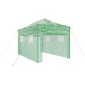 vidaXL Skleník s rýchlo postaviteľným rámom Zelená 280 x 410 x 315 cm