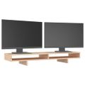 vidaXL Stojan na monitor 100x27x14 cm masívna borovica