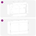 vidaXL Kŕmidlo pre králiky Čierna 64,5 x 25,5 x 45,5 cm 6 kg