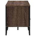 vidaXL TV stolík hnedý dub 122x34x41 cm kompozitné drevo