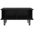 vidaXL TV stolík 68,5 x 35 x 35 cm Čierny dub Kompozitné drevo