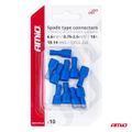 Elektrické konektory izolované – samica (násuvka) 6.6mm 0,75-2,5mm2 15A 10ks