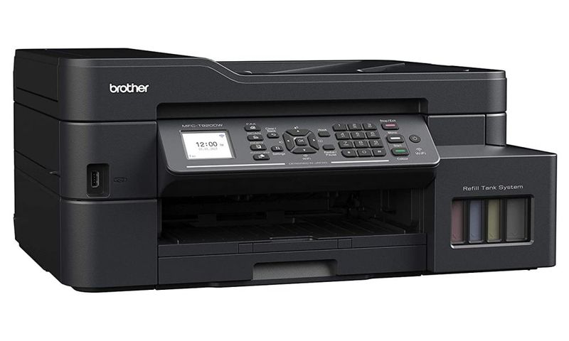 BROTHER inkoust MFC-T920DW / A4/ 17/16,5ipm/ 128MB/ 6000x1200/ copy+scan+print/ USB / wifi / ADF / duplex / ink tank Barevná multifunkční inkoustová tiskárna, A4, 6000x1200dpi, 1,8" LCD, 128MB, print, copy, scan, fax, USB, Wi-Fi, LAN, ADF, Duplex