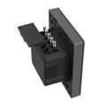 Inteligentný WiFi nástenný spínač SONOFF M5-3C-80 (3-kanálový, do rámu, grafitový)