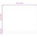 vidaXL Rám markízy Béžová 350 x 250 cm Polyester s PU povrchom