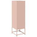 vidaXL Highboard Pink 36x39x123 cm Oceľ valcovaná za studena