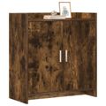 vidaXL Servírovacia skriňa Dymový dub 72 x 36 x 80 cm Kompozitné drevo