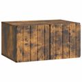 vidaXL Nástenná TV skrinka 59,5 x 41 x 30 cm Dymový dub
