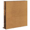 vidaXL CD Skrinka Dymový dub 96 x 23,5 x 97,5 cm Kompozitné drevo