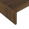 vidaXL Stojan na monitor hnedý dub 110x23,5x9 cm spracované drevo