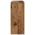 vidaXL Servírovacia skriňa Staré drevo 88,5 x 27,5 x 63,5 cm