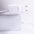 Maxlife MXTC-06-20C PD QC charger 1x USB-C 20W white + USB-C - USB-C cable 20W