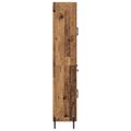 vidaXL Highboard Staré drevo 69,5 x 34 x 180 cm Kompozitné drevo