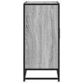 vidaXL Komoda sivá sonoma 68x35x76 cm kompozitné drevo a kov