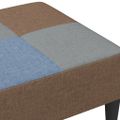 vidaXL Podnožka patchwork 77x55x31 cm látková