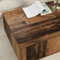 vidaXL Konferenčný stolík Staré drevo 95 x 55 x 31 cm Kompozitné drevo