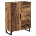vidaXL Highboard 2 ks Staré drevo 69,5 x 34 x 180 cm Kompozitné drevo