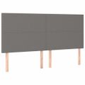 vidaXL Boxspring posteľ s matracom tmavosivá 180x200 cm látka