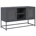 vidaXL TV skrinka antracitová 100,5x39x60,5 cm oceľ