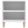 vidaXL TV skrinka biela 102x44,5x50 cm spracované drevo