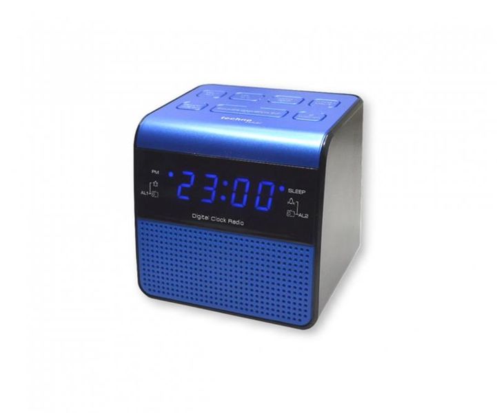 Budík digitální TechnoLine WT 463B s FM radiopřijímačem