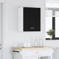 vidaXL Závesná skrinka Čierny dub 50 x 31 x 60 cm Kompozitné drevo