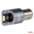 LED žiarovky FULL CANBUS PRO PY21W 4x3030 SMD amber 12V 24V AMIO-03584