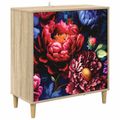 vidaXL Servírovacia skriňa KIEL Sonoma 69 x 33 x 75 cm