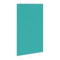 vidaXL Plisovaná roleta petrolejovo zelená 120x200 cm šírka látky 119,4 cm polyester