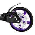 Kolobežka NILS Extreme HM124T s kotúčovou brzdou fialová