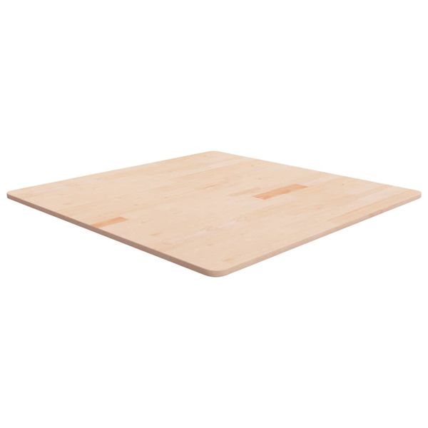 vidaXL Štvorcová stolová doska 90x90x1,5 cm neošetrený dubový masív