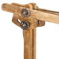 vidaXL Podlahová lampa 25 W šmuhovaná modrá 33x25x130-150 cm E27