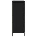 vidaXL Servírovacia skriňa Čierny dub 70 x 30 x 80 cm Kompozitné drevo