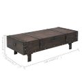 vidaXL Konferenčný stolík preglejka s vintage prevedením 120x55x35 cm