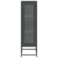 vidaXL Highboard Antracit 36x39x123 cm Oceľ valcovaná za studena