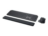 Sada klávesnice a myši - podsvietená - bezdrôtová - Bluetooth LE - QWERTY - US medzinárodné - grafit