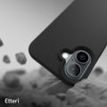 Etteri Silikónové puzdro pre iPhone 16 Plus 6,7" čierna