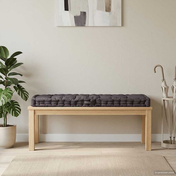 vidaXL Podložka na paletový nábytok 120x40x7 cm, antracitová