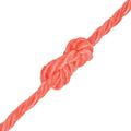 vidaXL Krútené lano, polypropylén, 6 mm, 200 m, oranžové