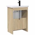 vidaXL Sada kúpeľňového nábytku Dub sonoma 78,5 x 37,5 x 81 cm