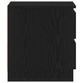 vidaXL Nočný stolík Čierny dub 50 x 40 x 43,5 cm Kompozitné drevo