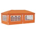vidaXL Prístrešok na párty 575 x 288 x 245 cm Oranžová