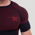 Bezšvové tričko OG1 Black/Red - GymBeam, veľkosť M