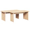 vidaXL Konferenčný stolík 2 ks Prírodná 100 x 69 x 35,5 cm